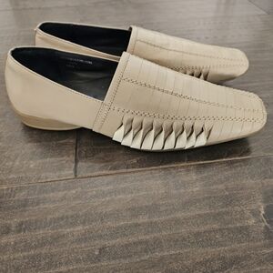Giorgio Brutini Men's Leather Tan Loafers sz 9